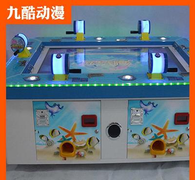 【电玩游乐设备儿童投币六人钓鱼机 内蒙古辽宁海豚宝贝钓鱼游戏机】价格_厂家_图片 -